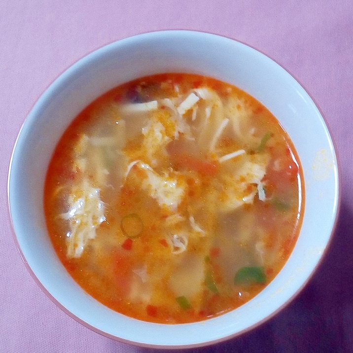 作り置きに~たっぷり酸辣湯